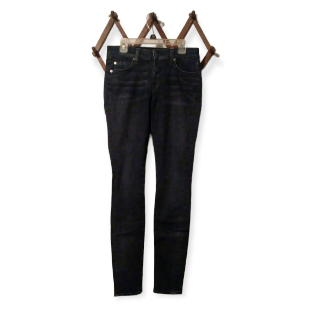 7FAM The Skinny Dark Jeans Women's Sz 28